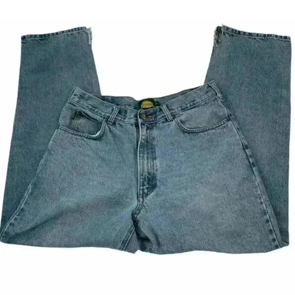 Cabela's Mens Outdoors Rugged Blue Denim Jeans Size 34X32 - Picture 4 of 6